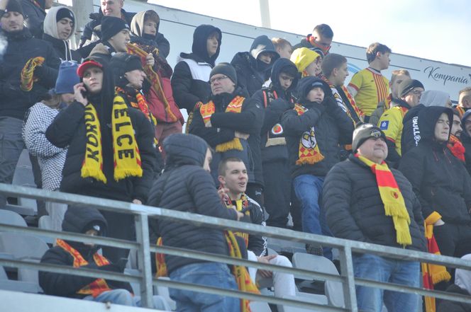 Korona Kielce - Motor Lublin. Kibice na Exbud Arenie