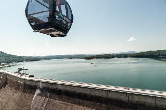 Podziwiaj z góry zielone wzgórza nad Soliną 2