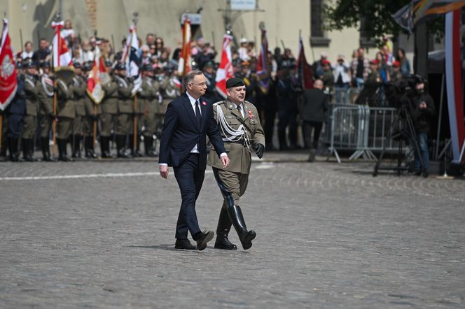 Uroczystości na pl. Zamkowym w Warszawie (3.05.2025)