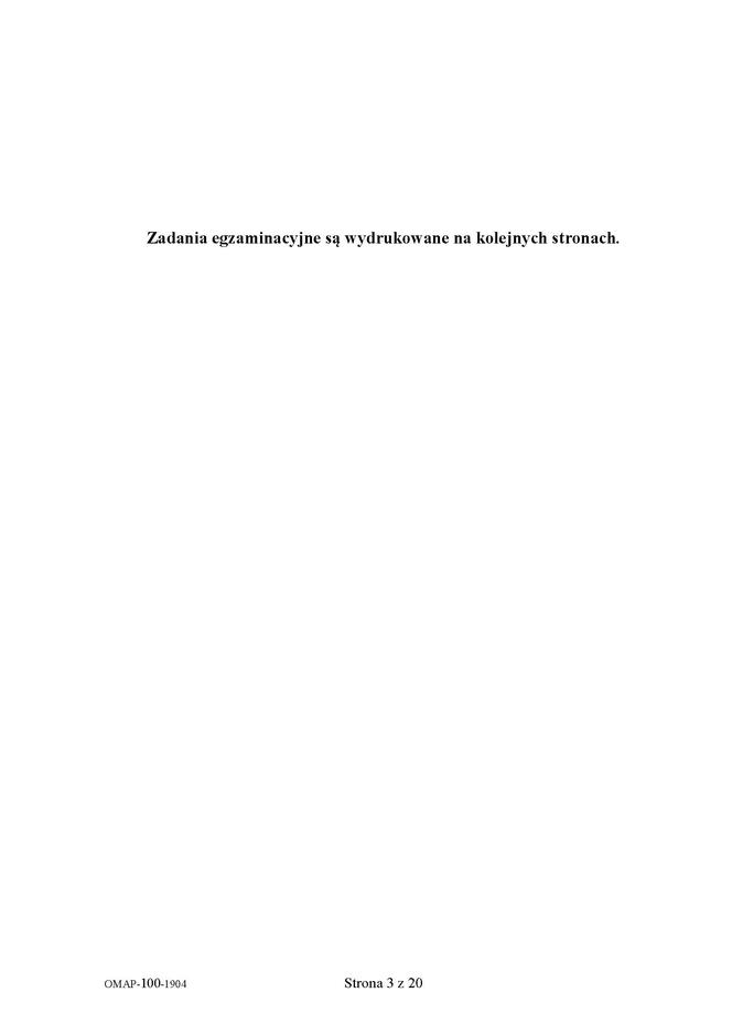 Egzamin ósmoklasisty 2019 - matematyka