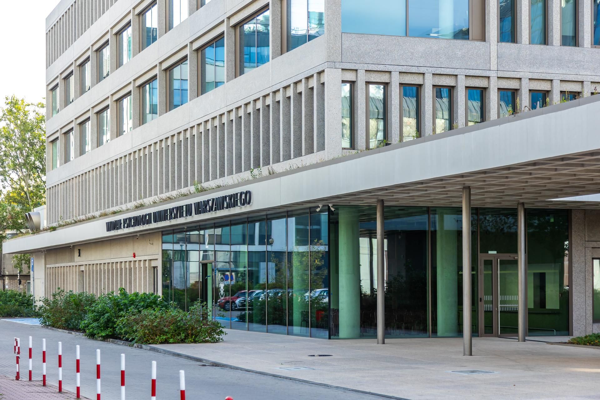 Nowy budynek Wydziału Psychologii Uniwersytetu Warszawskiego