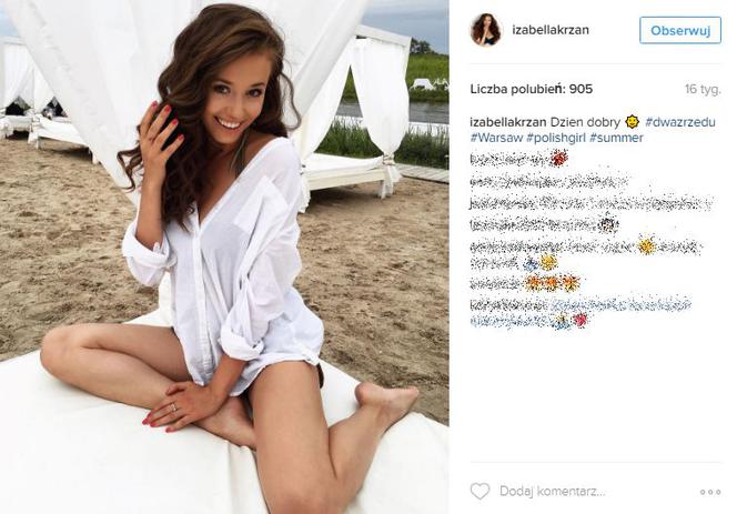 Miss Polonia 2016 - Izabella Krzan prywatnie