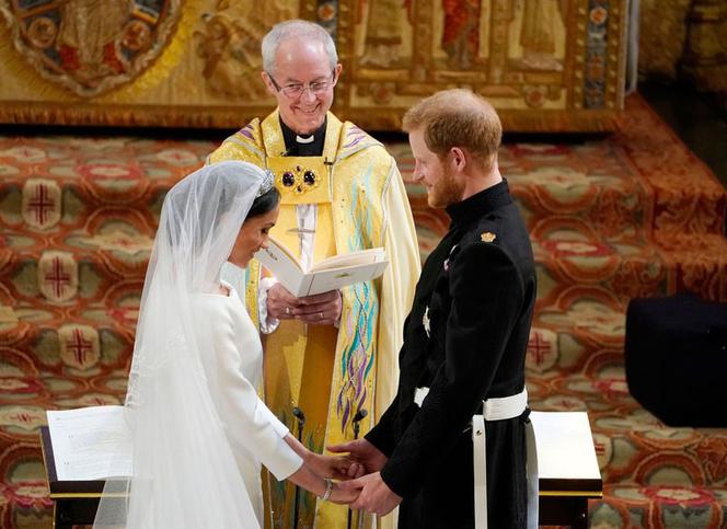 PRZYSIĘGA MAŁŻEŃSKA KSIĘCIA HARRY'EGO I MEGHAN MARKLE.