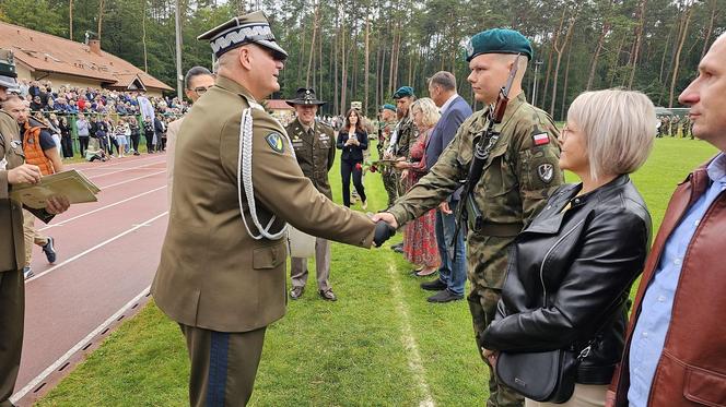 Przysięga wojskowa w Złocieńcu