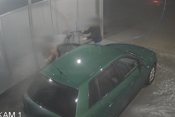 Próbował ukraść auto na myjni