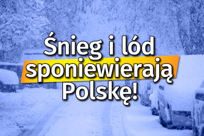 Śnieg i lód SPONIEWIERAJĄ Polskę! 