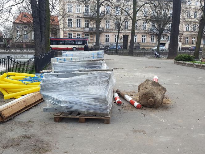 Zmiany w Parku Kościuszki w Lesznie