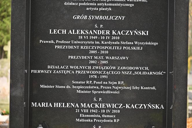 Maria Kaczyńska. Tak po latach wygląda jej grób