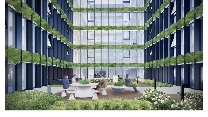 Tischnera Office Park w Krakowie – wizualizacja