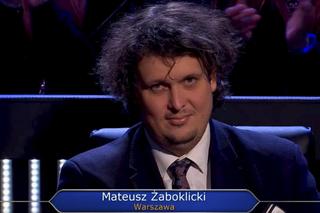 To on wygrał główną nagrodę w Milionerach. Kim jest Mateusz Żaboklicki?