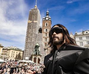 Jared Leto na Rynku Głównym w Krakowie