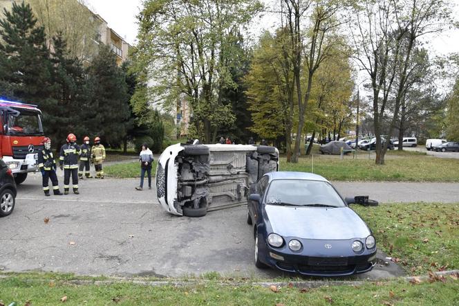 Tarnów. Młody dostawca jedzenia przegrał z prawami fizyki! Spowodował duże szkody