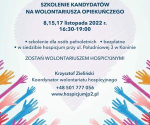 Chcesz zostać wolontariuszem w hospicjum - rusza szkolenie