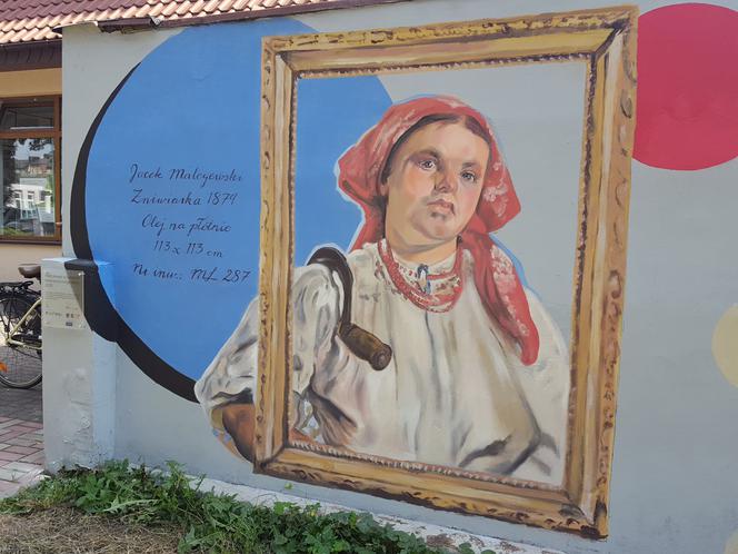 Leszno ma kolejny mural. Powstał na murze naprzeciwko I LO