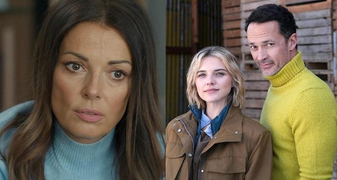 Barwy szczęścia, odcinek 3238. Kasia (Katarzyna Glinka), Janka (Oliwia Drożdżyk), Mariusz (Rafał Cieszyński)