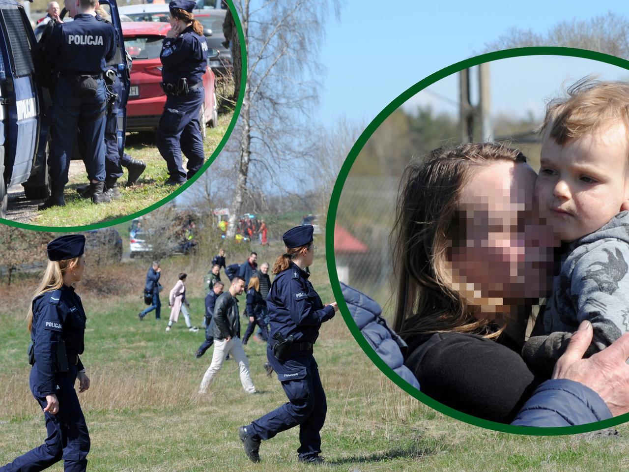 Szczęśliwy finał poszukiwań 2,5-letniego Huberta. Co się stało? [ZDJĘCIA]