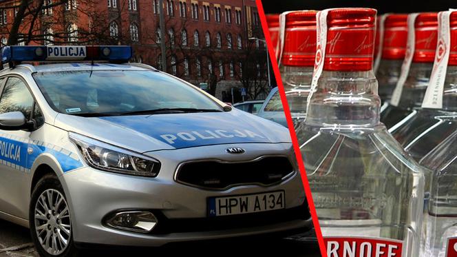 Wpadł przez kradzież butelki wódki