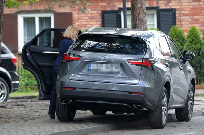 Małgorzata Tusk w wypożyczonym BMW.