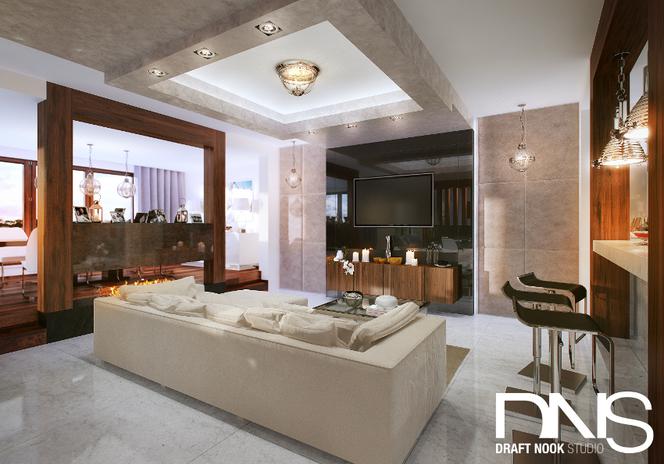Apartament - Mokotów (Salon)