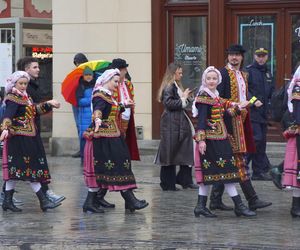 Polonez dla Fredry 2025 we Wrocławiu. Maturzyści zatańczyli na Rynku [ZDJĘCIA]