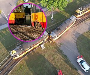 Dwa tramwaje zderzyły się na Bemowie! Oba wyleciały z torów [ZDJĘCIA]