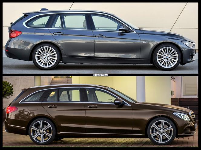Mercedes Klasy C kontra BMW Serii 3 Touring