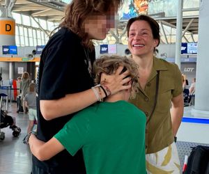 Anna Dereszowska zalała się łzami na lotnisku
