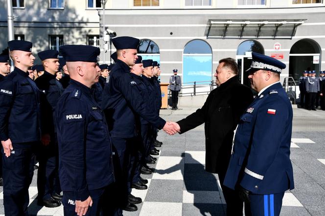 Ślubowanie nowych funkcjonariuszy podlaskiej policji