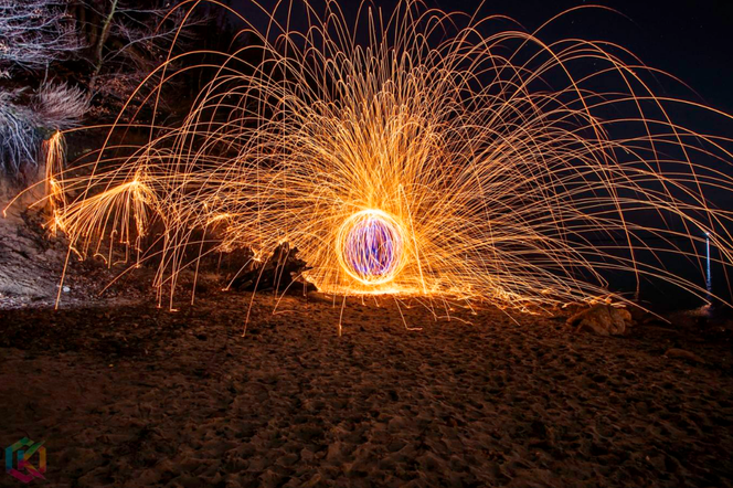 Steel wool photography