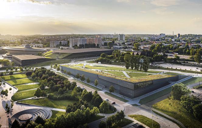 Katowice: W Strefie Kultury powstaje parking na 1300 samochodów. Budowa rozpocznie się za rok [WIZUALIZACJE]