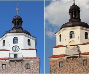 Z Bramy Krakowskiej w Lublinie zniknęły zegary [ZDJĘCIA]