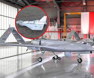 Bayraktar TB2 i rozbity rosyjski dron