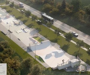 Projekt skateparku w Nowym Sączu 