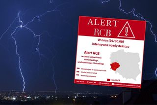 Alert RCB dla trzech województw! Nadciągają ulewy i burze 