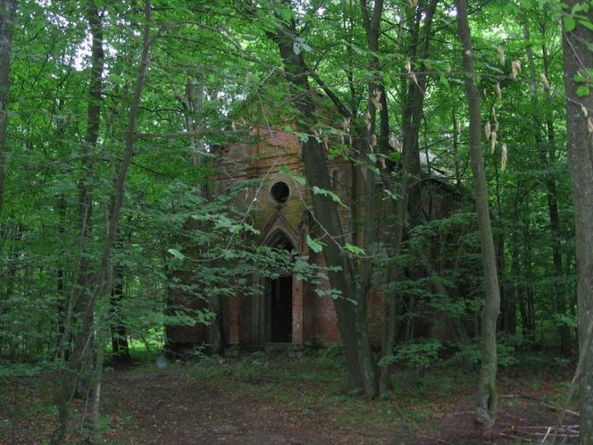 Gładysze - kaplica ukryta w lesie