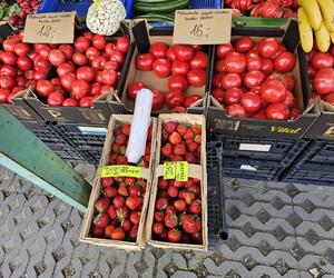 Ceny truskawek na podkarpackiem bazarku