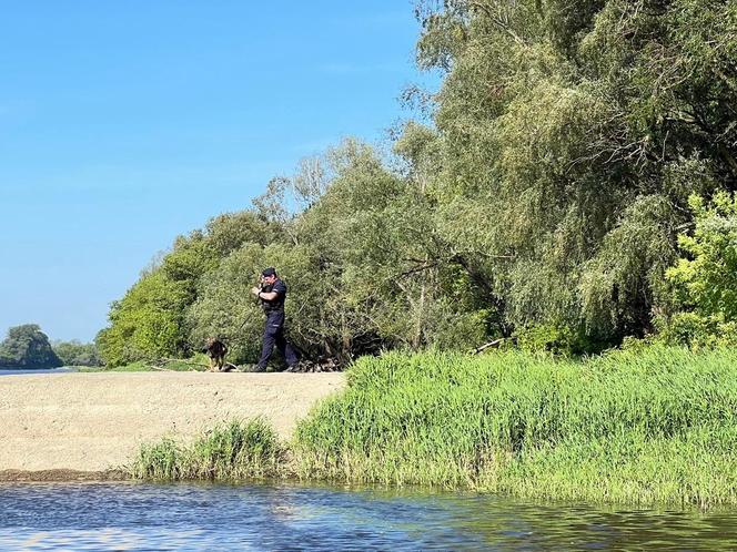 Działania służb na Wiśle w Toruniu. Straż, policja, strażnicy miejscy i grupa poszukiwawcza w akcji