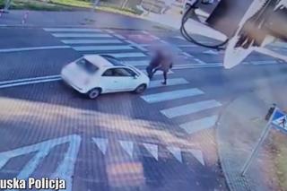 Kobieta huknęła w pieszych na przejściu w Zielonej Górze! Przerażający wypadek [ZDJĘCIA]