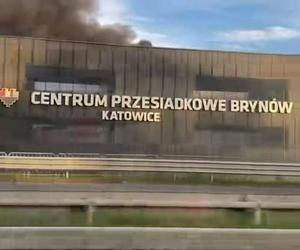 Gigantyczny pożar w Katowicach. Pali się hala Farmacol przy ul. Rzepakowej