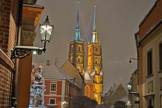 Ostrów Tumski we Wrocławiu w zimowej odsłonie. To miejsce trzeba odwiedzić [zdjęcia]