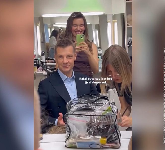 M jak miłość sesja. Dominika Kachlik (Franka), Farał Mroczek (Paweł)