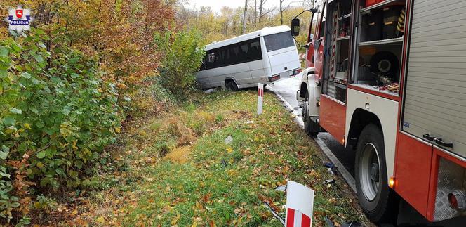 Wypadek busa z młodymi piłkarzami