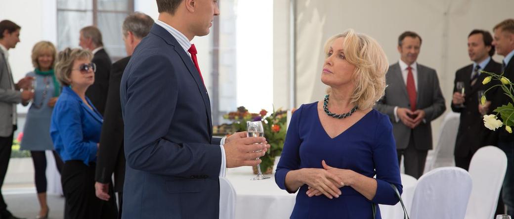 Na dobre i na złe odc. 544. Anna Zamenhoff (Elżbieta Słoboda), Andrzej Falkowicz (Michał Żebrowski)