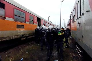 Ćwiczenia policji w Iławie. Pociąg Specjalny