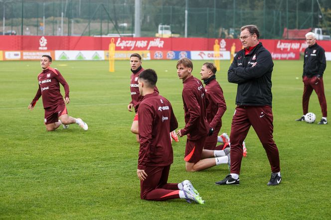 Trening polskich piłkarzy przed meczem z Nową Zelandią i Litwą