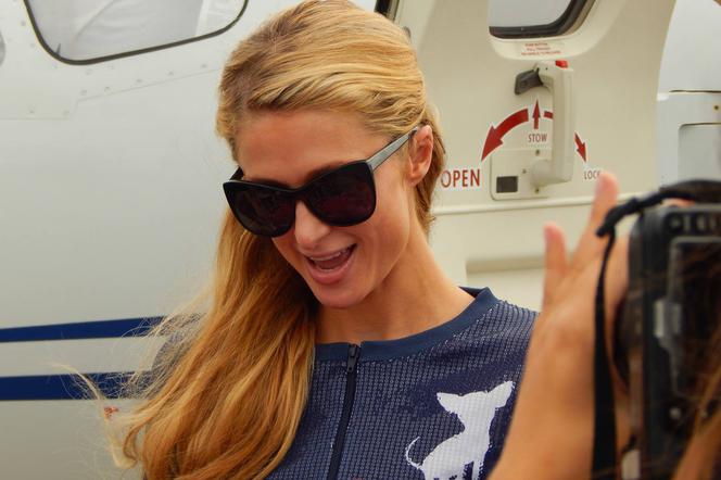 Paris Hilton przyleciała do Łodzi prosto z Ibizy