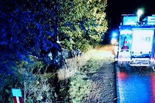 Śmiertelny wypadek pod Starogardem Gdańskim. Nie żyje 19-letni kierowca golfa [ZDJĘCIA].