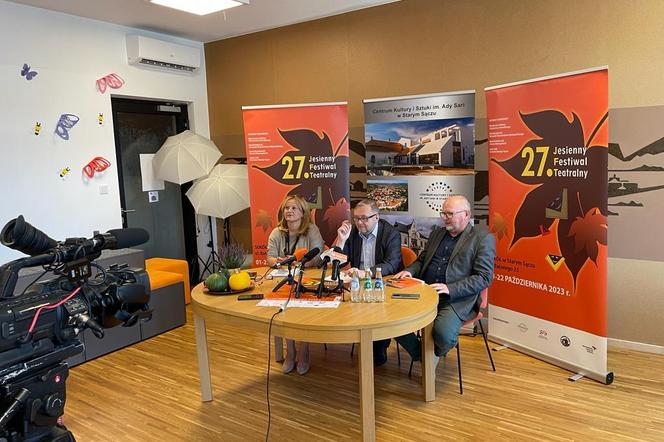 Konferencja zapowiadająca Jesienny Festiwal Teatralny w Starym Sączu