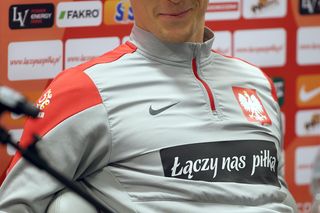 Konferencja prasowa reprezentacji przed meczem Polska-Szkocja - dwa dni po historycznym zwycięstwie nad Niemcami