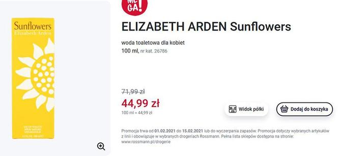 Sunflowers od Elizabeth Arden